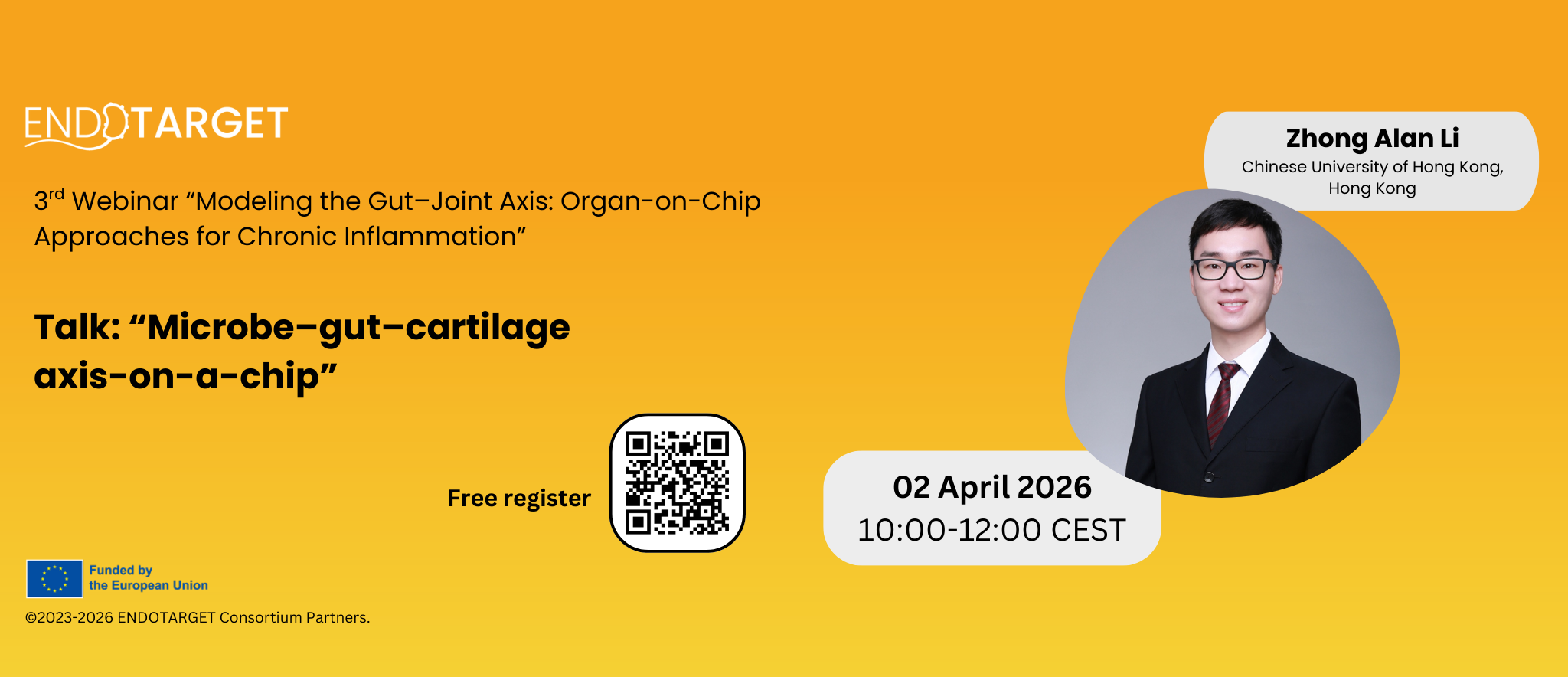 3rd ENDOTARGET Webinar - Dr Zhong Alan Li